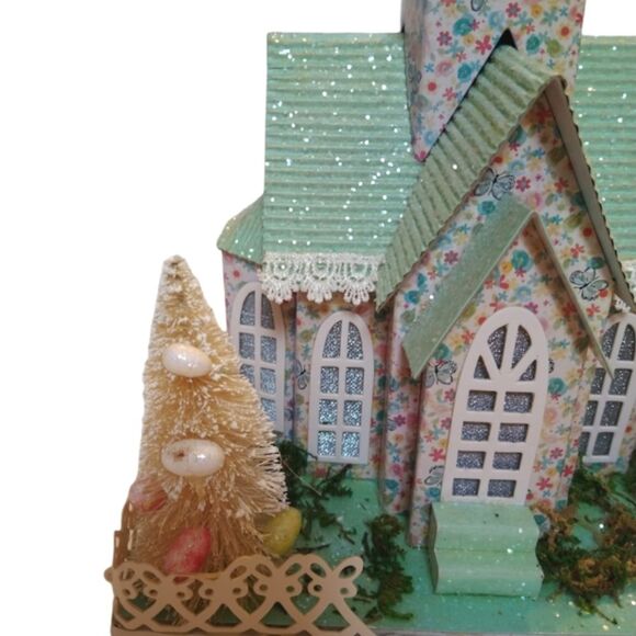 Pier 1 Spring Mint LED Chapel - Picture 3 of 14